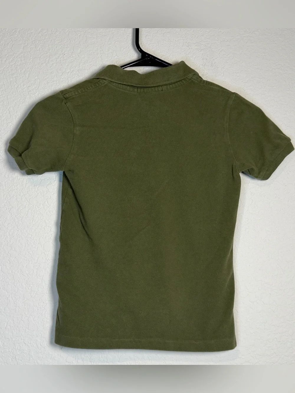 Ralph Lauren Kids Olive Polo with Orange Pony Logo